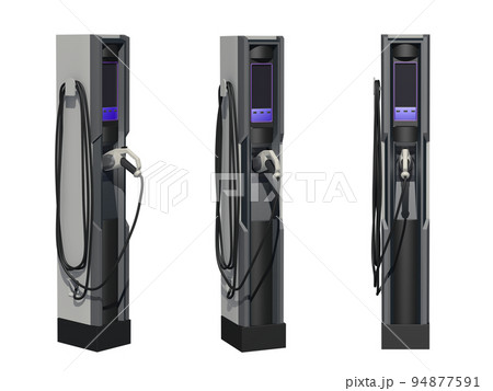 電気自動車　EV　充電スタンド　充電口　チャージャー 94877591