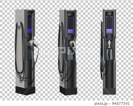 電気自動車　EV　充電スタンド　充電口　チャージャー 94877591