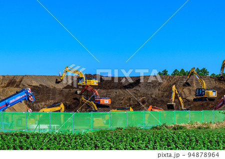 工事現場風景「世界的半導体メーカーTSMC（台湾積体電路製造）工場予定地」 94878964