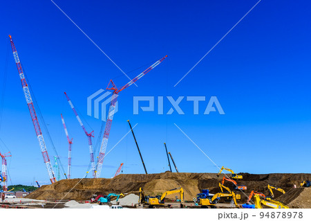 工事現場風景「世界的半導体メーカーTSMC(台湾積体電路製造)工場予定地」 工事現場風景「世界的半導体メーカーTSMC(台湾積体電路製造)工場予定地」 94878978