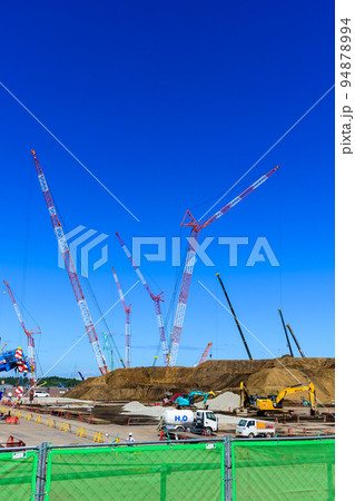 工事現場風景「世界的半導体メーカーTSMC（台湾積体電路製造）工場予定地」 94878994