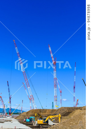 工事現場風景「世界的半導体メーカーTSMC(台湾積体電路製造)工場予定地」 工事現場風景「世界的半導体メーカーTSMC(台湾積体電路製造)工場予定地」 94878998