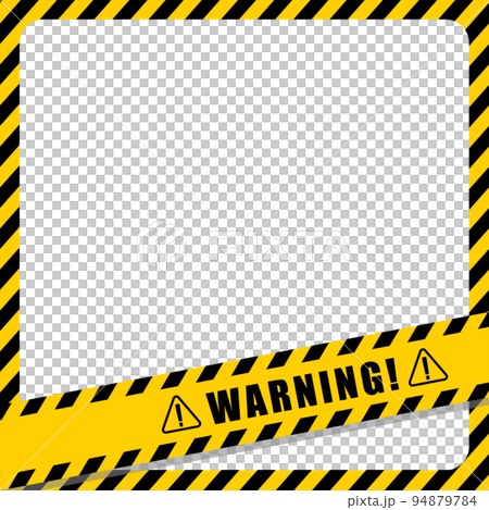 Frame representing danger - Stock Illustration [94879784] - PIXTA