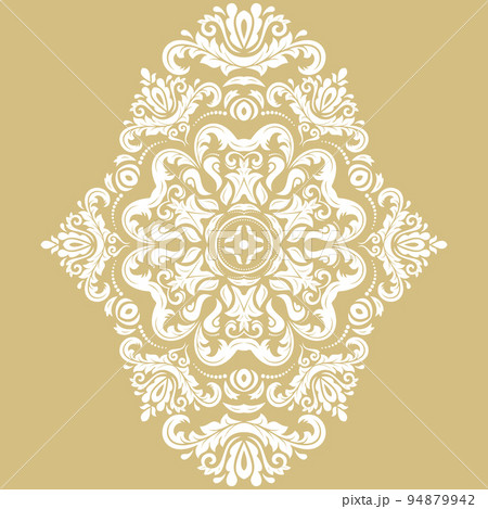 Damask Vector Background With Arabesques in Oriental Style Damask Vector Background With Arabesques in Oriental Style 94879942