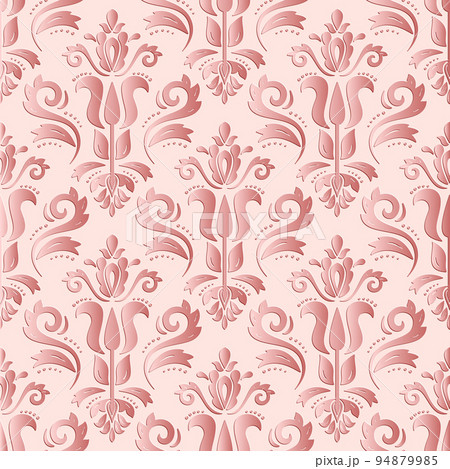 Floral Seamless Vector Pattern With Leaves 94879985