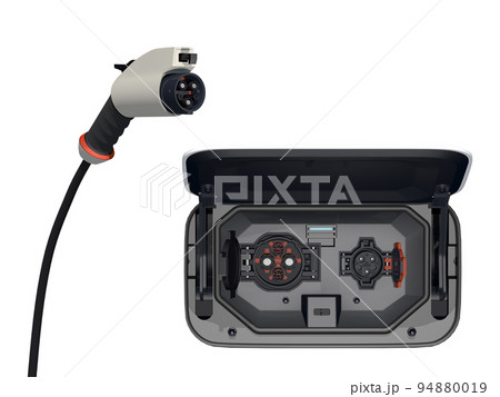 電気自動車 EV 充電スタンド 充電口 チャージャー 電気自動車 EV 充電スタンド 充電口 チャージャー 94880019