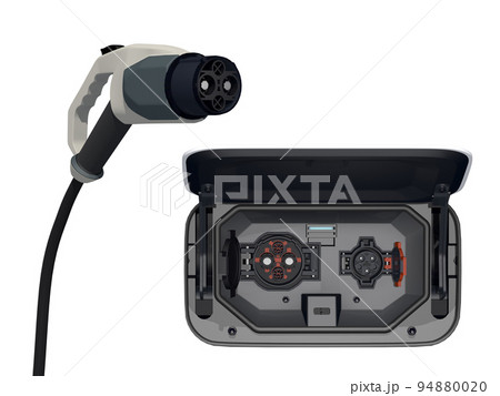 電気自動車 EV 充電スタンド 充電口 チャージャー 電気自動車 EV 充電スタンド 充電口 チャージャー 94880020
