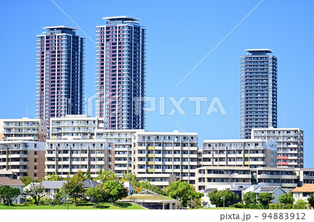 福岡市の風景　福岡アイランドシティ 94883912