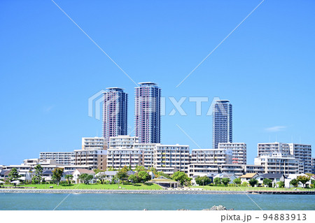 福岡市の風景　福岡アイランドシティ 94883913
