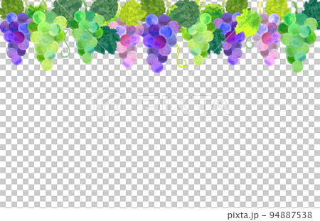 水彩画 ブドウの絵 木製フレーム付き 水彩画】葡萄を写実的に描くポイント「画材公開します」「透明