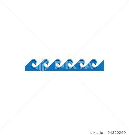water wave logo 94890260