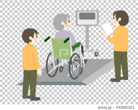 Wheelchair weight measurement elderly 94890261