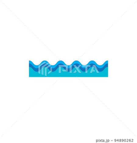 water wave logo water wave logo 94890262