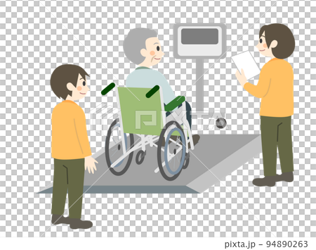 車椅子 体重測定 高齢者 車椅子 体重測定 高齢者 94890263