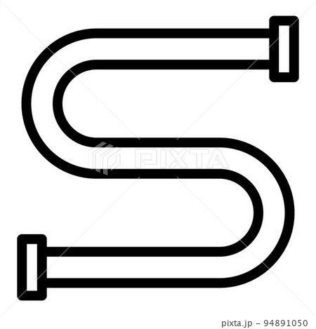 Towel dry snake icon. Outline towel dry snake vector icon for web design isolated on white background Towel dry snake icon. Outline towel dry snake vector icon for web design isolated on white background 94891050