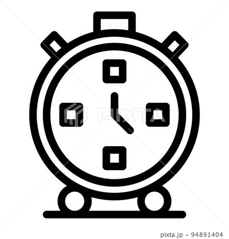 Gym stopwatch icon. Outline gym stopwatch vector icon for web design isolated on white background Gym stopwatch icon. Outline gym stopwatch vector icon for web design isolated on white background 94891404