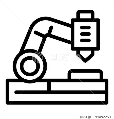 Cutter lathe icon. Outline cutter lathe vector icon for web design isolated on white background Cutter lathe icon. Outline cutter lathe vector icon for web design isolated on white background 94892254