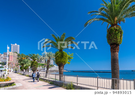 《静岡県》熱海サンビーチ・リゾート地の風景 94893015