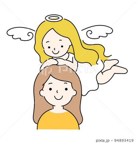 天使と女の子 94893419