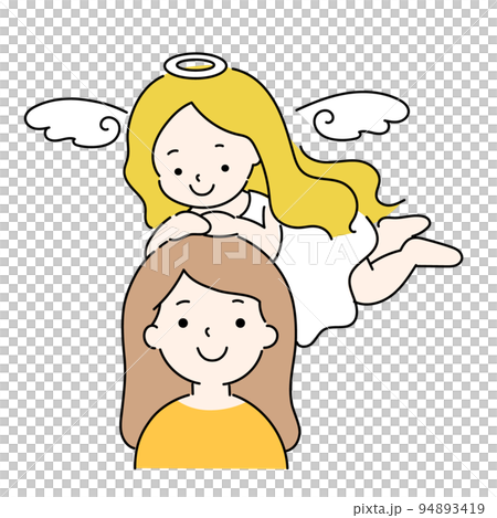 天使と女の子 94893419