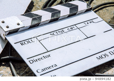 Film Slate on set Film Slate on set 94894182