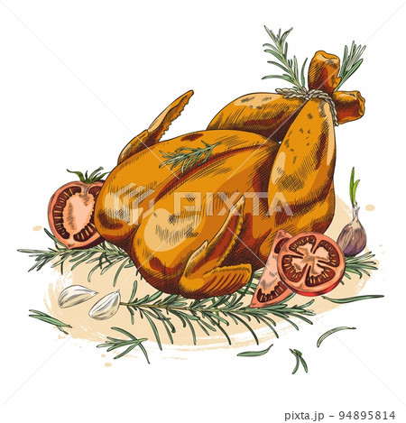 3700 Cooked Turkey Isolated Illustrations RoyaltyFree Vector Graphics   Clip Art  iStock