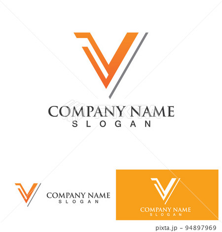 V Logo Template vector icon illustration 94897969