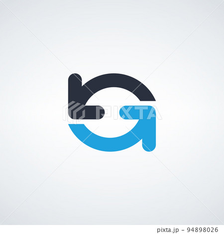 black direction arrows for transfer, sync, migration data. traffic bridge or exchange conept. linear logotype graphic art design isolated on white background. black direction arrows for transfer, sync, migration data. traffic bridge or exchange conept. linear logotype graphic art design isolated on white background. 94898026