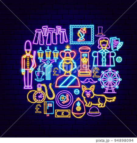 Great Britain England Neon Concept 94898094