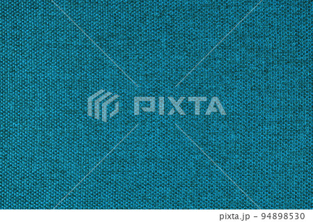 Close up texture of turquoise coarse weave upholstery fabric. Decorative textile background Close up texture of turquoise coarse weave upholstery fabric. Decorative textile background 94898530