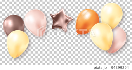 Party Colorful Balloons with Shadow Party Colorful Balloons with Shadow 94899294