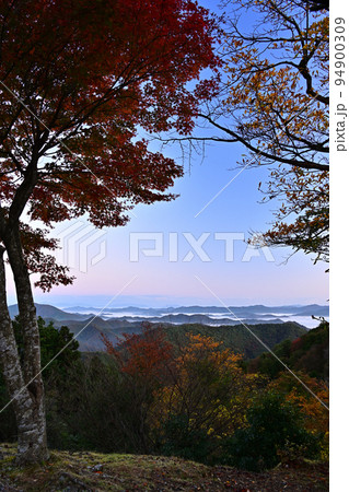 多紀連山の紅葉 94900309
