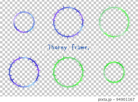 Thorn watercolor frame Thorn watercolor frame 94901167