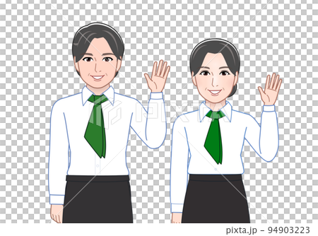 A mix of working men and women A mix of working men and women 94903223