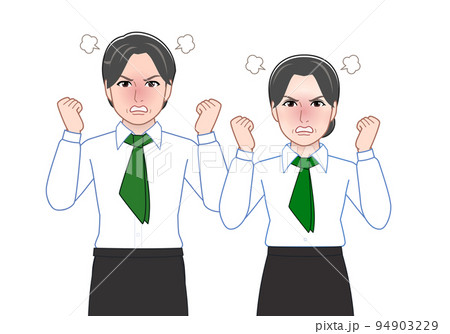 働く男性と女性の組み合わせ 94903229