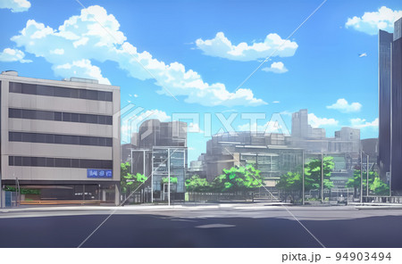 都市部の大通り3 都市部の大通り3 94903494