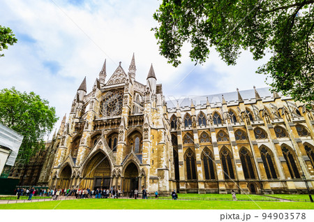 ロンドン ウェストミンスター寺院 ※一部ソフトフォーカス ロンドン ウェストミンスター寺院 ※一部ソフトフォーカス 94903578