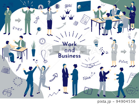 ビジネスシーン素材集 94904556