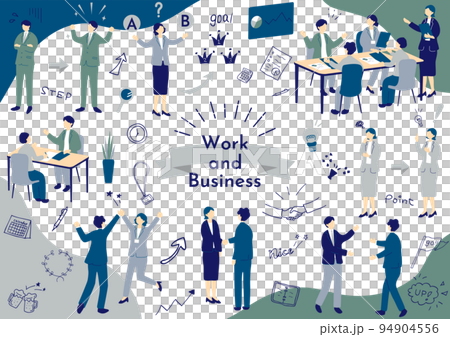 ビジネスシーン素材集 94904556