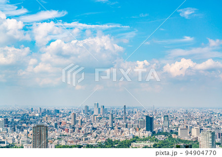 【東京都】晴天の大都市イメージ 【東京都】晴天の大都市イメージ 94904770