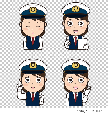 女性タクシー乗務員⑦ 女性タクシー乗務員⑦ 94904780