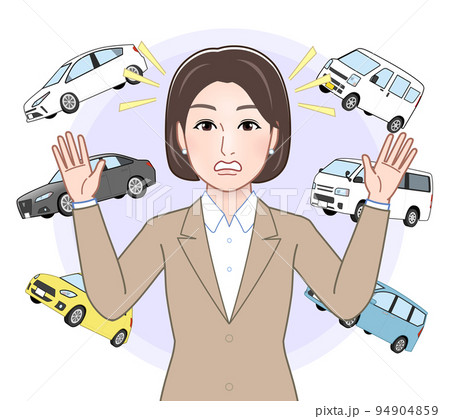 車販売の女性 車販売の女性 94904859