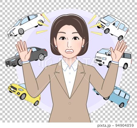 車販売の女性 車販売の女性 94904859