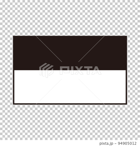 A simple square frame divided into two A simple square frame divided into two 94905012