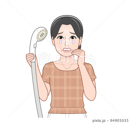 お風呂掃除をしている女性 お風呂掃除をしている女性 94905035