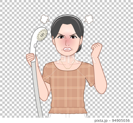 お風呂掃除をしている女性 94905036