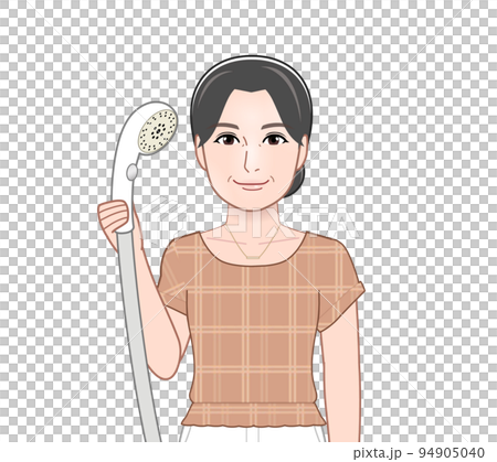打掃浴室的女人 94905040