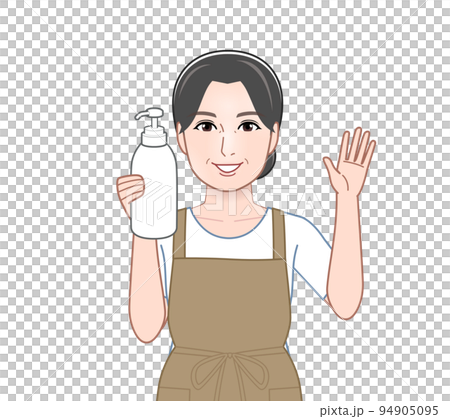 有洗髮水的家庭主婦 94905095