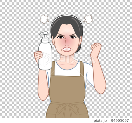 housewife with shampoo housewife with shampoo 94905097