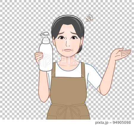 housewife with shampoo housewife with shampoo 94905098